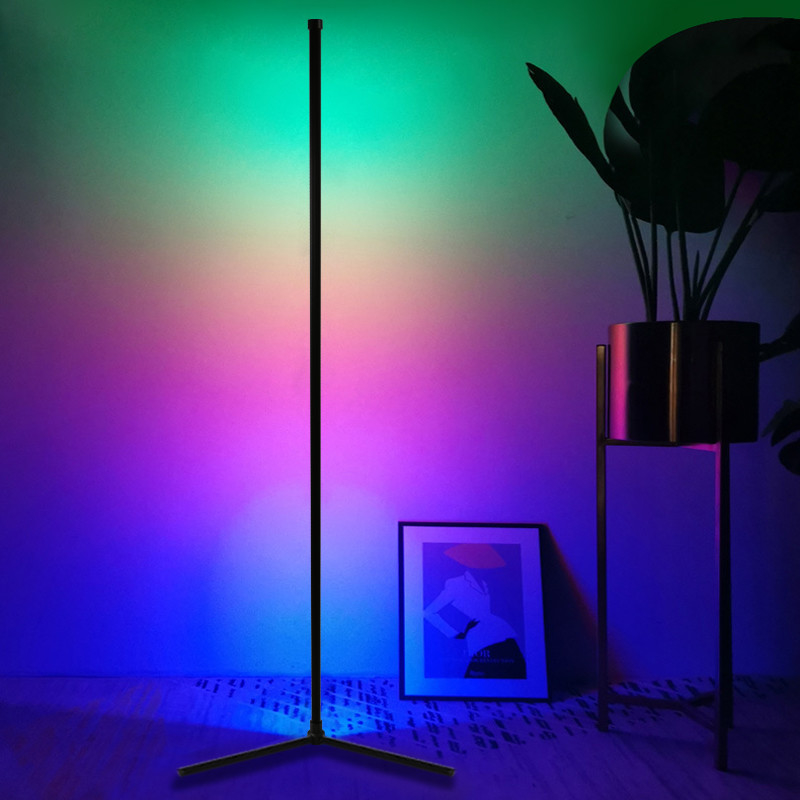 Triangular Floor LED Atmosphere Lamp Creative Minimalist For House Decoration